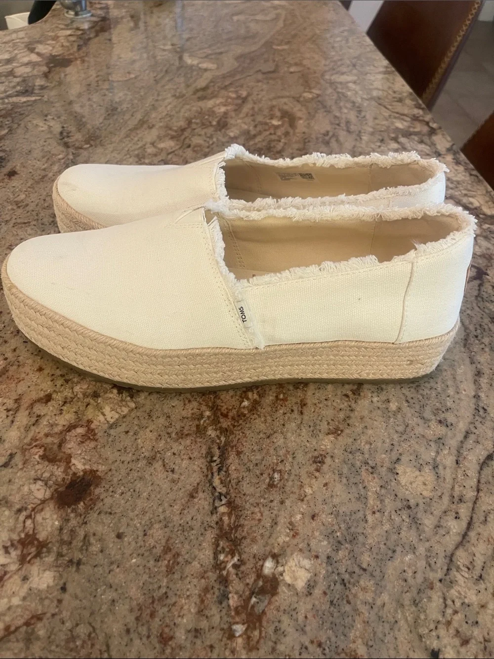 TOMS Valencia Platform Espadrille Flats S:11